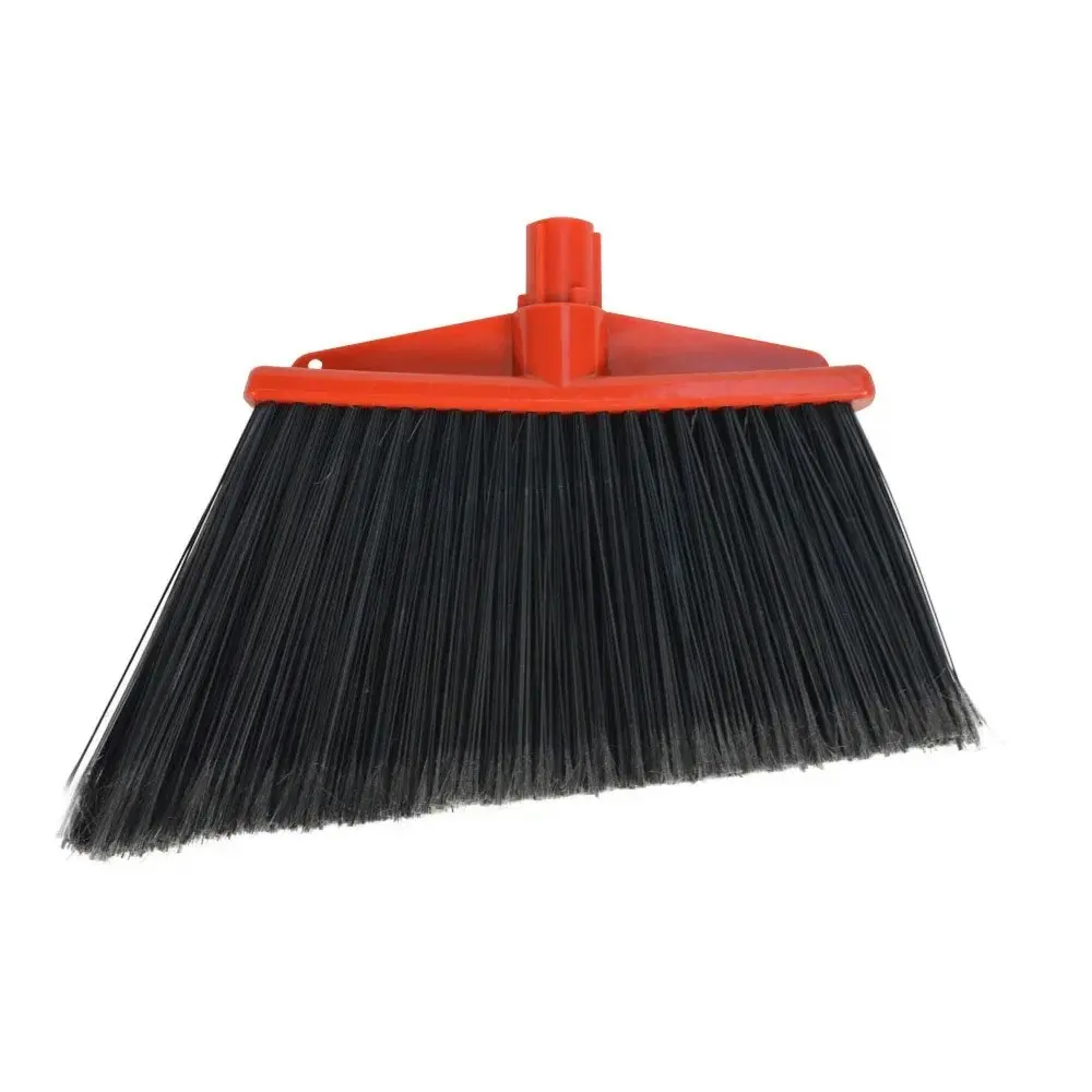 SYR Household Sweeper Angle Broom 33cm Head Indoor/Outdoor Floor Sweeping Red - Home & Garden