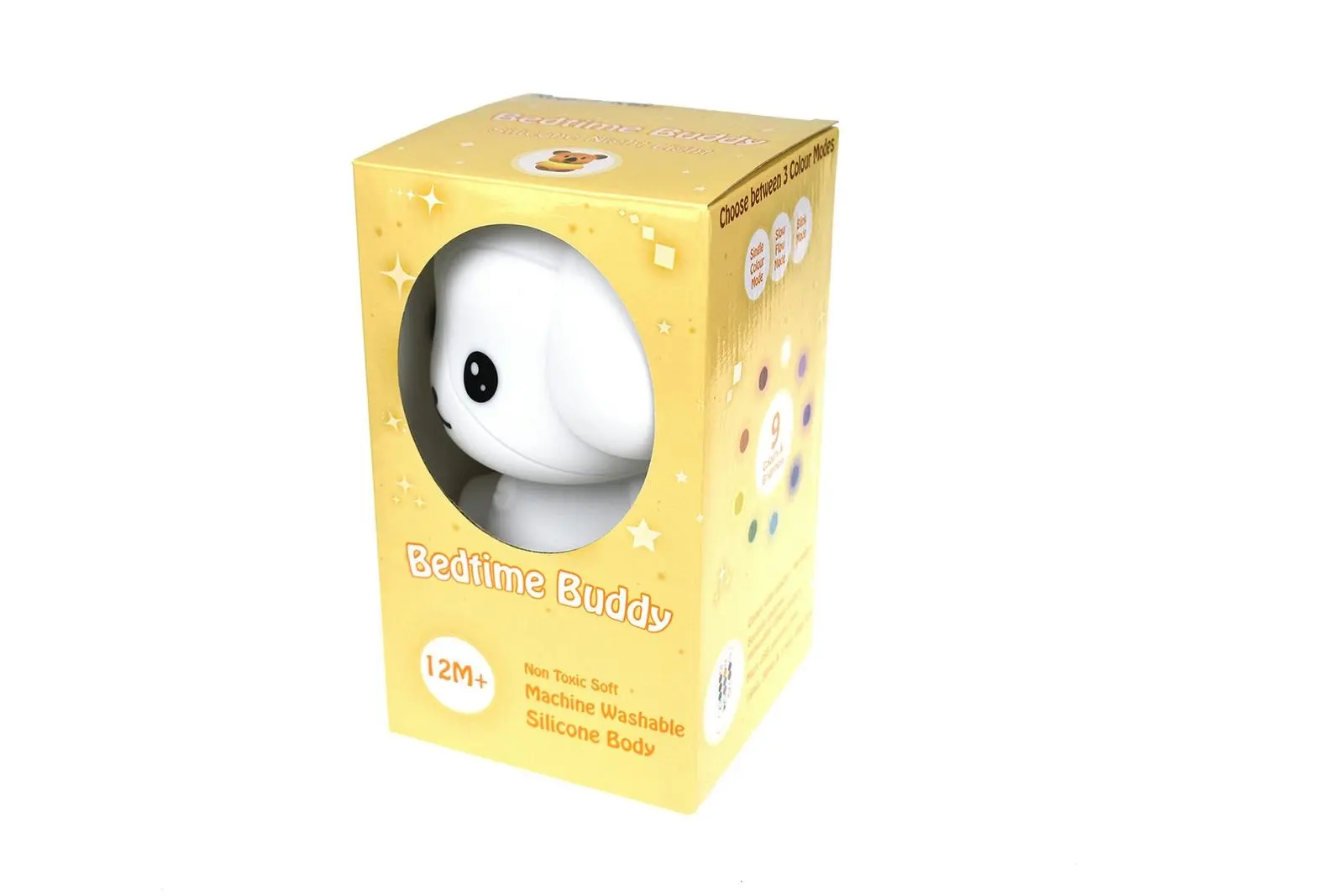 Kaper Kidz Silicone Bedtime Buddy 19cm Milo The Dog Night Light Room Decor 12m+ - Home & Garden
