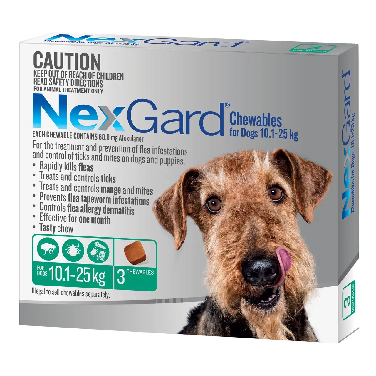 Nexgard Dog 10.1-25kg 3 Pack
