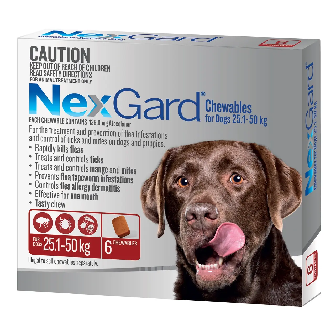 Nexgard Dog 25.1-50kg 6 Pack