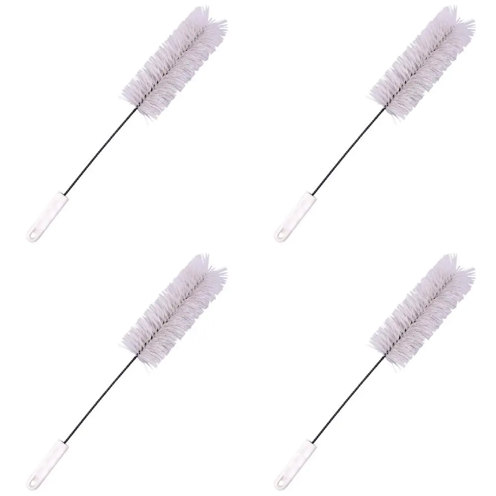 4x Appetito Large All Purpose Acrylic Bristles Bottle Brush Home Cleaning White - Home & Garden