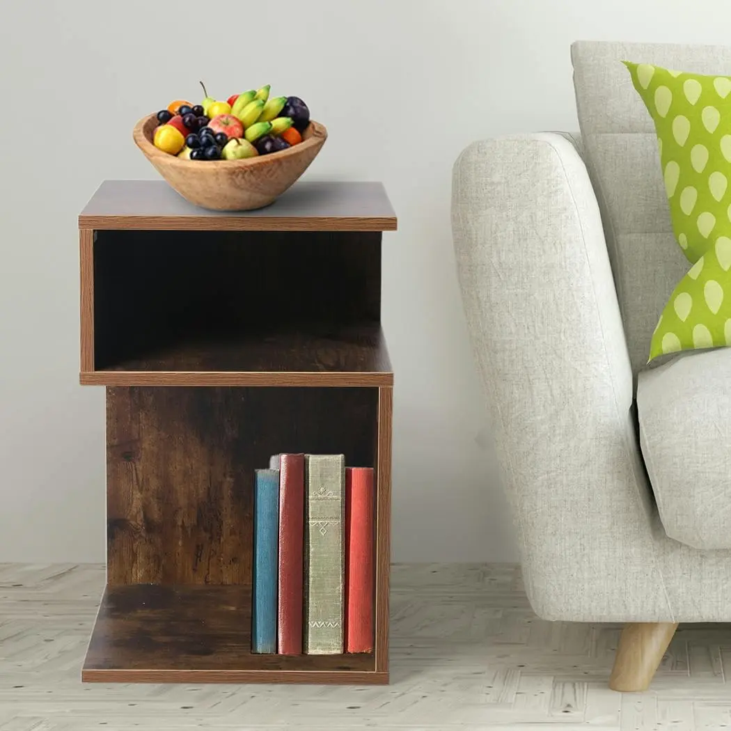 Levede Bedside Tables Drawers Side Table Wood Nightstand Storage Cabinet Bedroom - Furniture