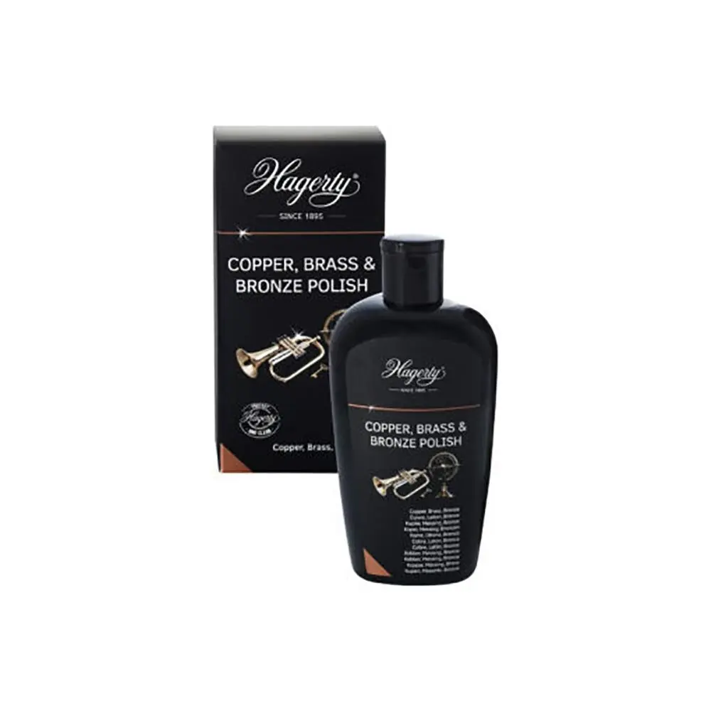 Hagerty Cleaning Products Copper Brass and Bronze Shining Polish 250ml - Home & Garden
