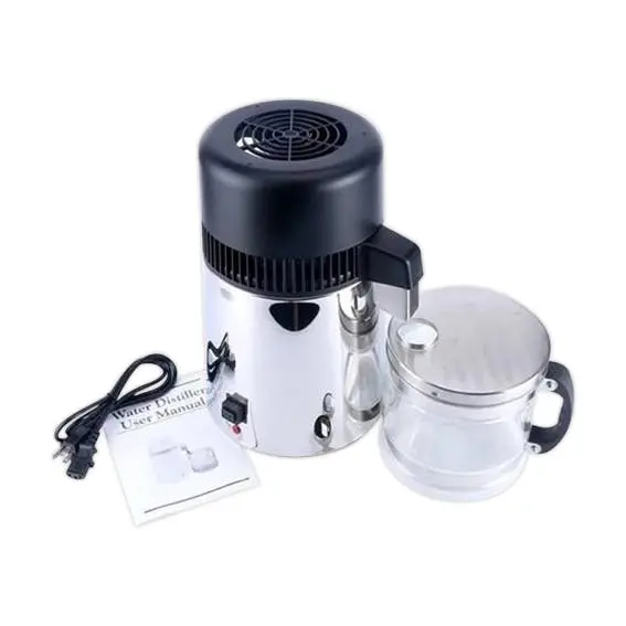 Livingstone Water Distiller Stainless Steel 4L Capacity 29 x 29 x 39cm - Commercial