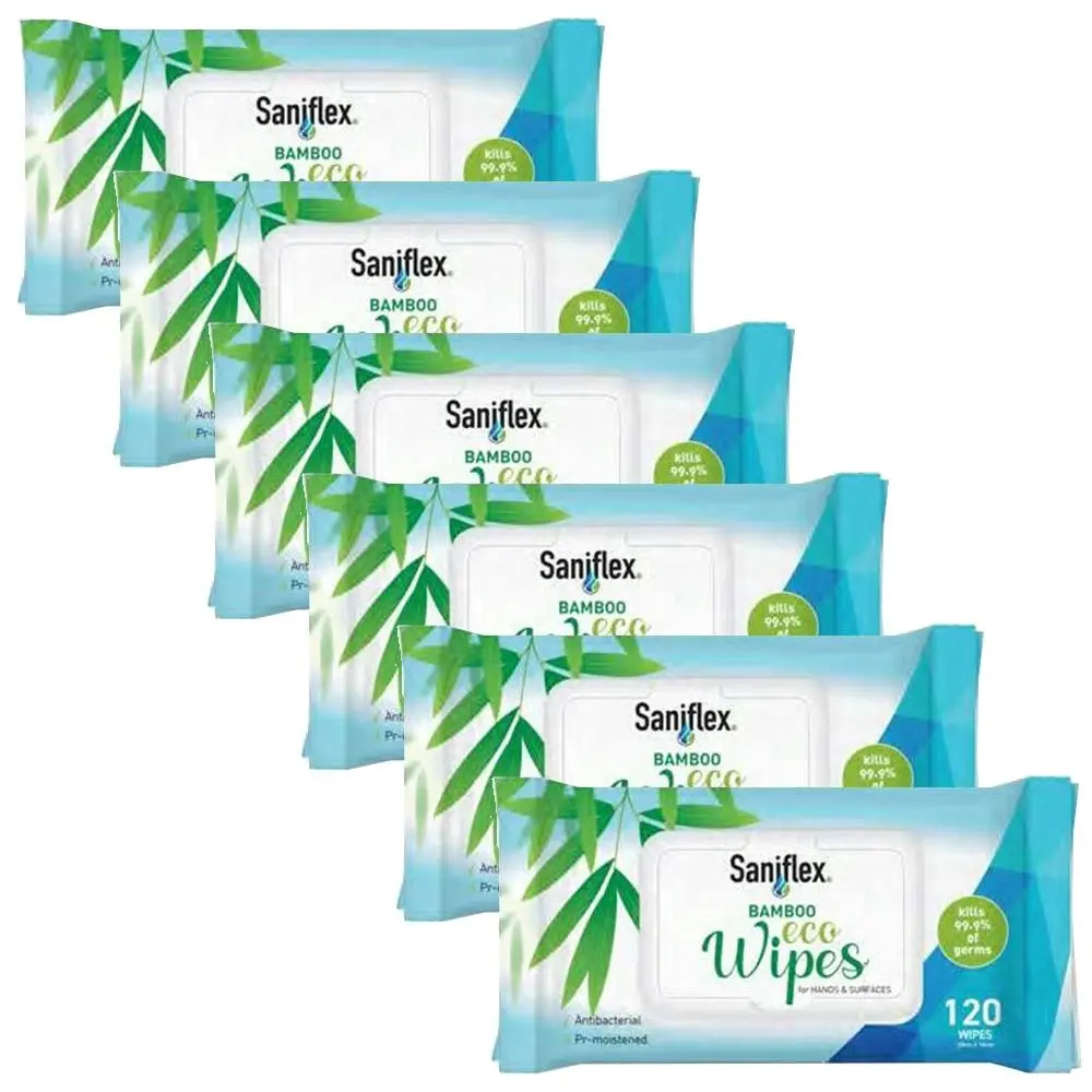 720pc Saniflex Bamboo Material Eco Surface Wipes Home Kitchen cleaning - Home & Garden