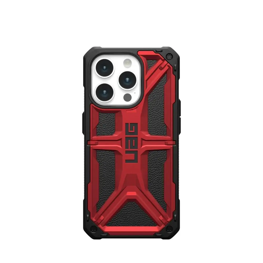 Urban Armour Gear Monarch Phone Case Mobile Cover For iPhone 15 Pro Crimson - Electronics