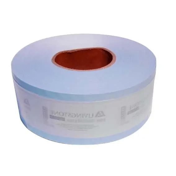 Livingstone Autoclave Sterilisation Paper with Film Roll Steam Indicator Strip and Label 75mm x 200m - Commercial