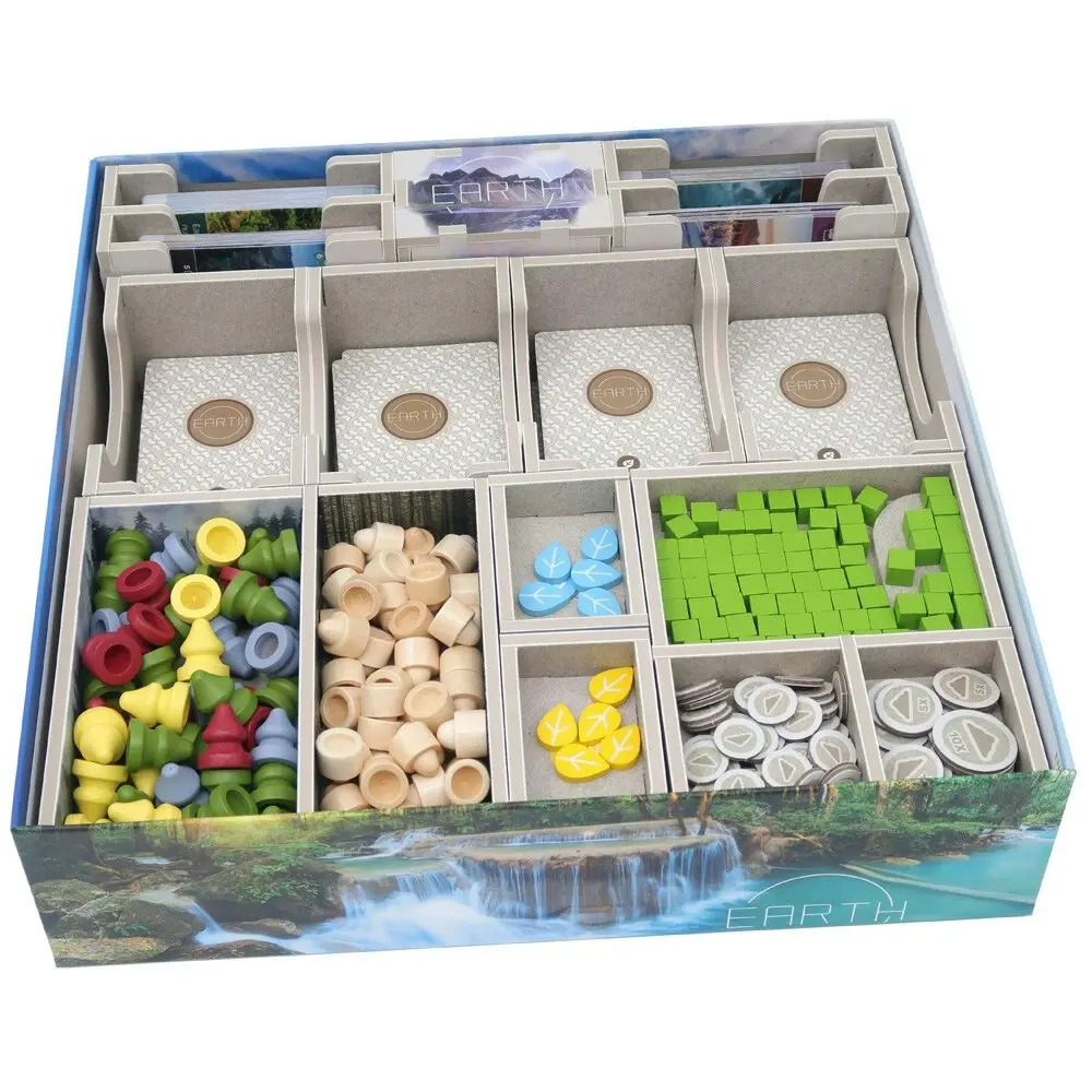 Folded Space Game Colour Inserts Divider Tray Boardgame Organiser For Earth - Toys & Games