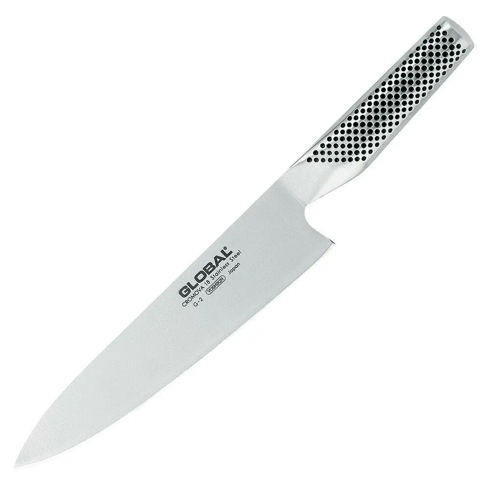 Global G2 Chef Cooks 20cm Knife | Made in Japan - Home & Garden