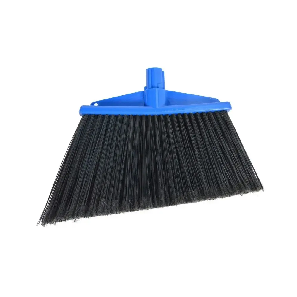 SYR Household Sweeper Angle Broom 33cm Head Indoor/Outdoor Floor Cleaner Blue - Home & Garden