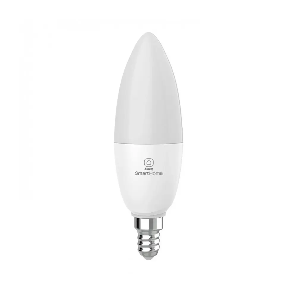 Laser 5W E14 Warm/Cool White Adjustable Smart LED Light Bulb WiFi App Control - Home & Garden