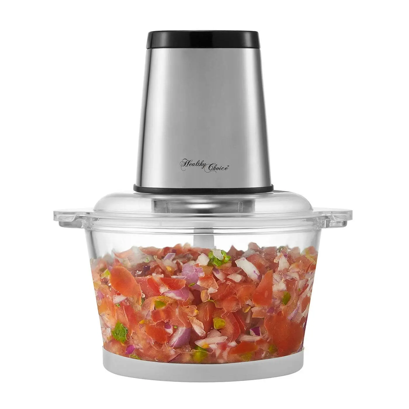 Large Powerful Food Chopper/ Stainless Steel/ 2kg Capacity/ 300W - Home & Garden