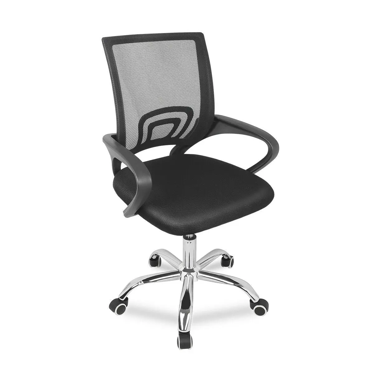 Foret Black Executive Mesh Breathable Home Office Game Chair Computer Lumbar Support Swivel Lift - Furniture