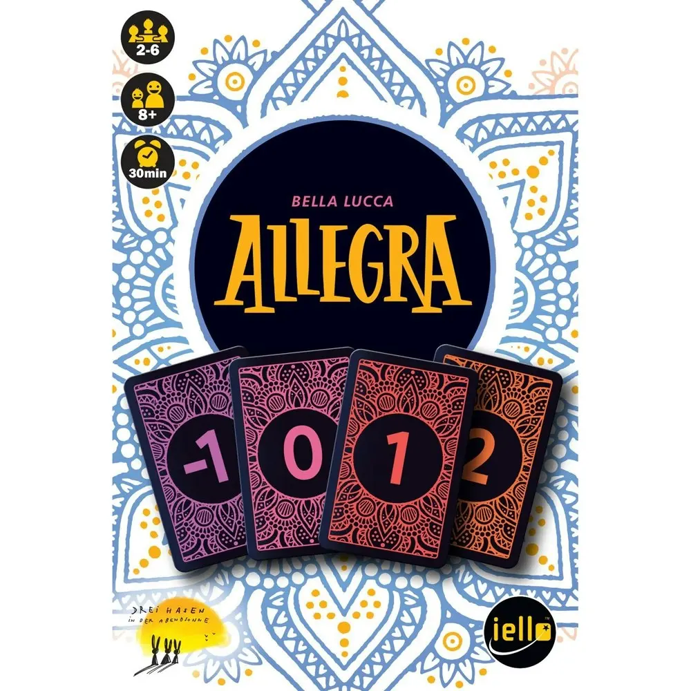 IELLO Allegra Kids/Family Tabletop Interactive Board/Card Fun Strategy Game 8y+ - Toys & Games