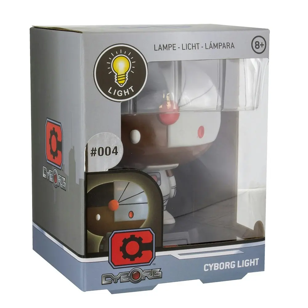 Paladone 10cm Cyborg 3D Character Light Kids/Children Bedroom Decor Night Lamp - Home & Garden