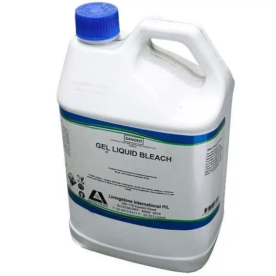 Livingstone Gel Liquid Bleach Concentrate 5L Bottle - Commercial