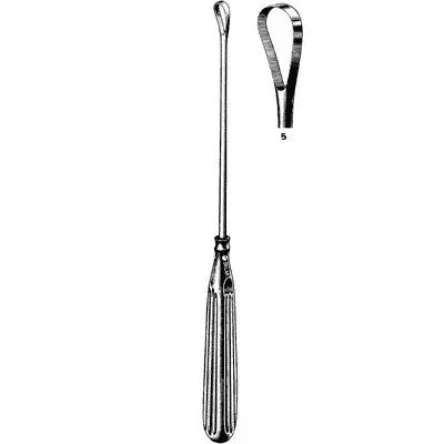 Uterine Curette Sims 28cm No. 5 Sharp - Commercial