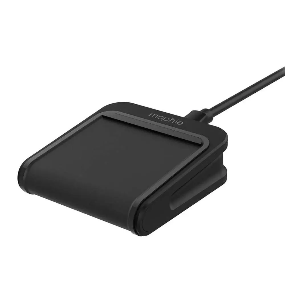 Mophie Mini 6cm Qi Wireless Charging Pad/Mat for iPhone 12/Samsung Galaxy S20 BK - Electronics