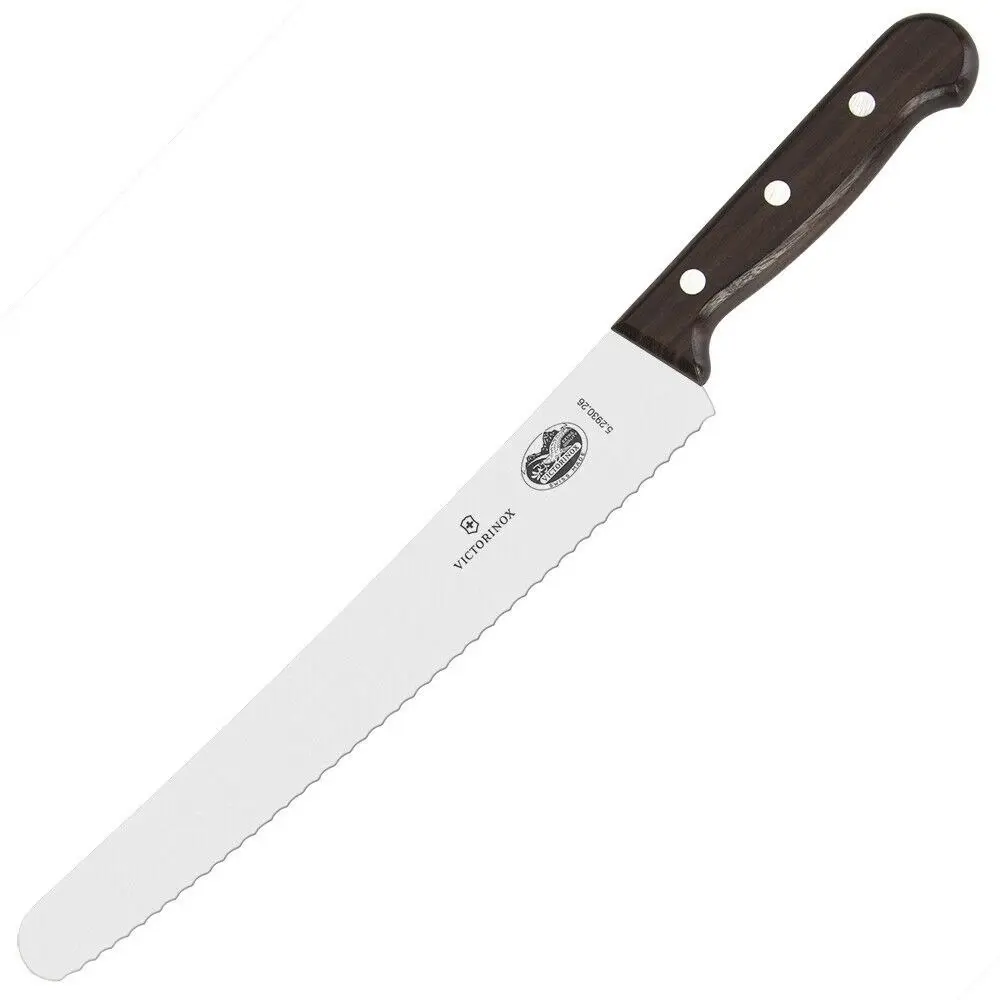 Victorinox Pastry Bread Wavy Edge Knife 26cm | Rosewood Handle 52930.26RADG - Home & Garden