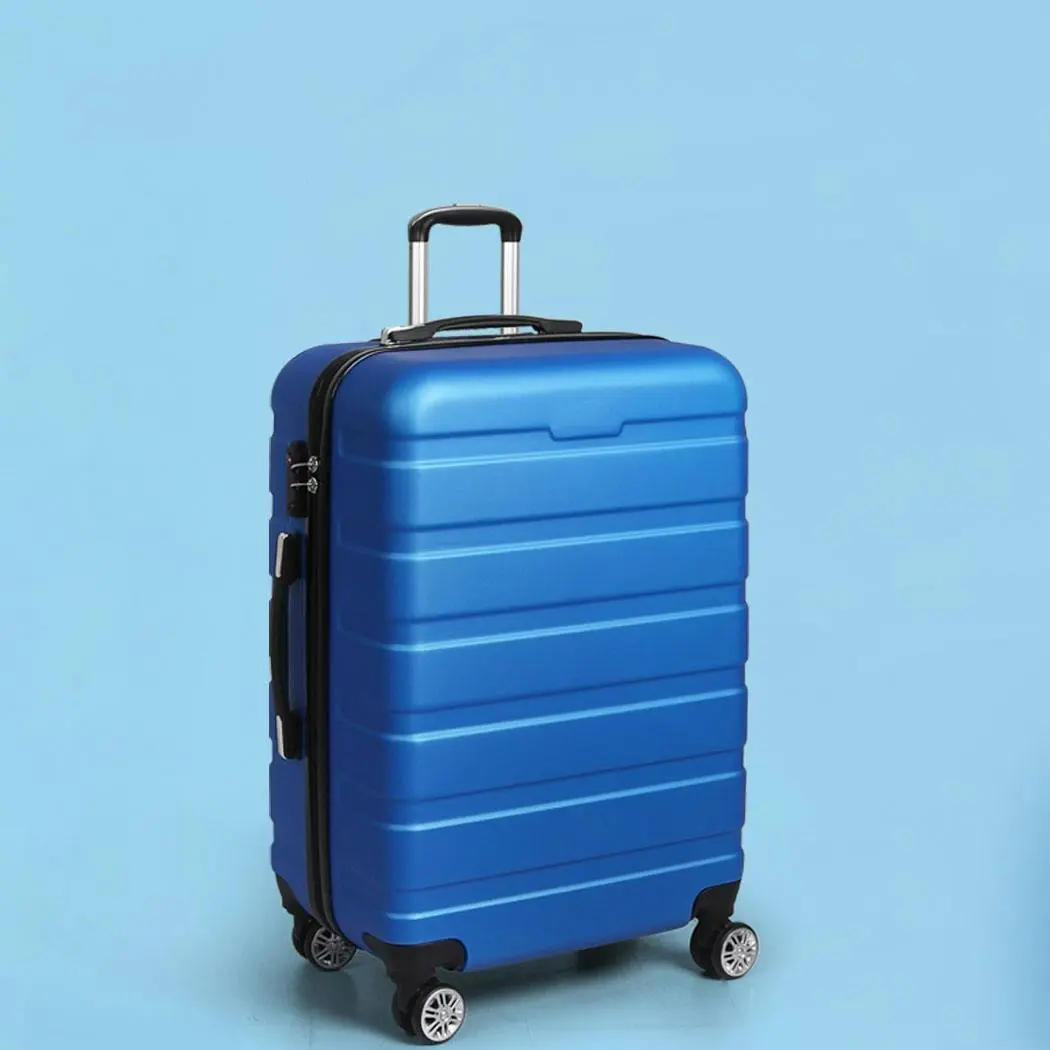 Slimbridge 28"Luggage Case Suitcase Travel Packing TSA Lock Hard Shell Case Blue - Fashion