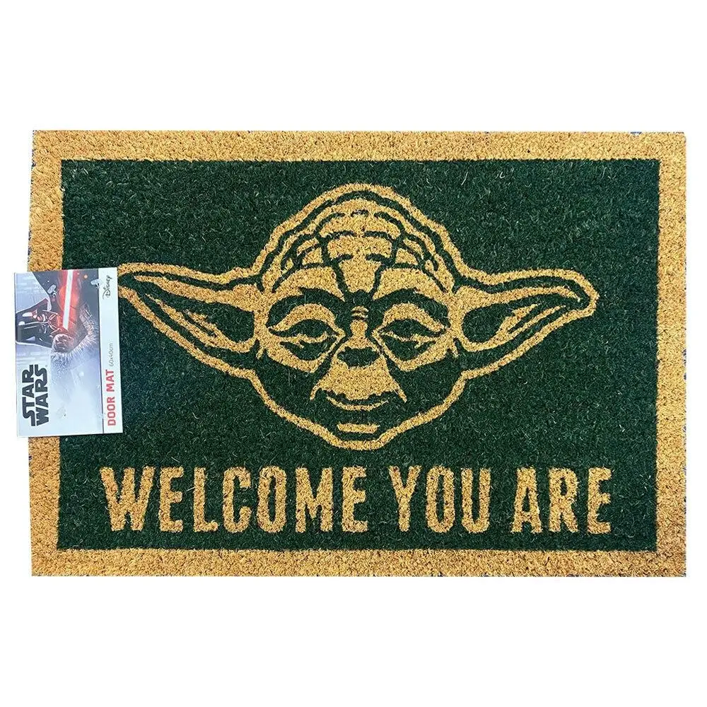 60x40cm Star Wars Classic Yoda Door Mat 'Welcome You Are' Home Decor/Decoration - Home & Garden