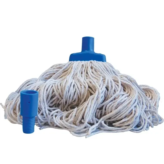 Livingstone Contractor Cotton Yarn Mop Head 700g, 22mm Screw Type Raw White - Commercial