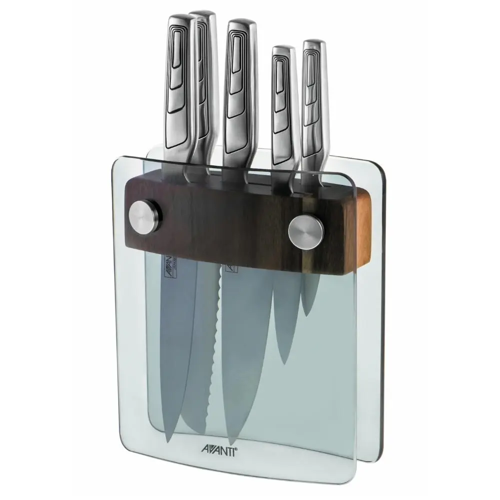 Avanti Elite 6pc Knife Block Set | Kitchen Knives 6 Piece - Kitchenware - Save up to 70%