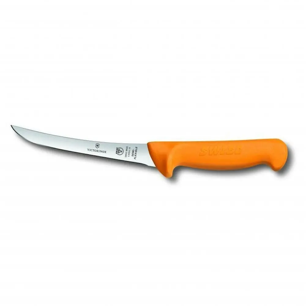 Victorinox Swibo Semi FlexibleBoning 16cm Knife | Curved Blade 5.8404.16 - Home & Garden
