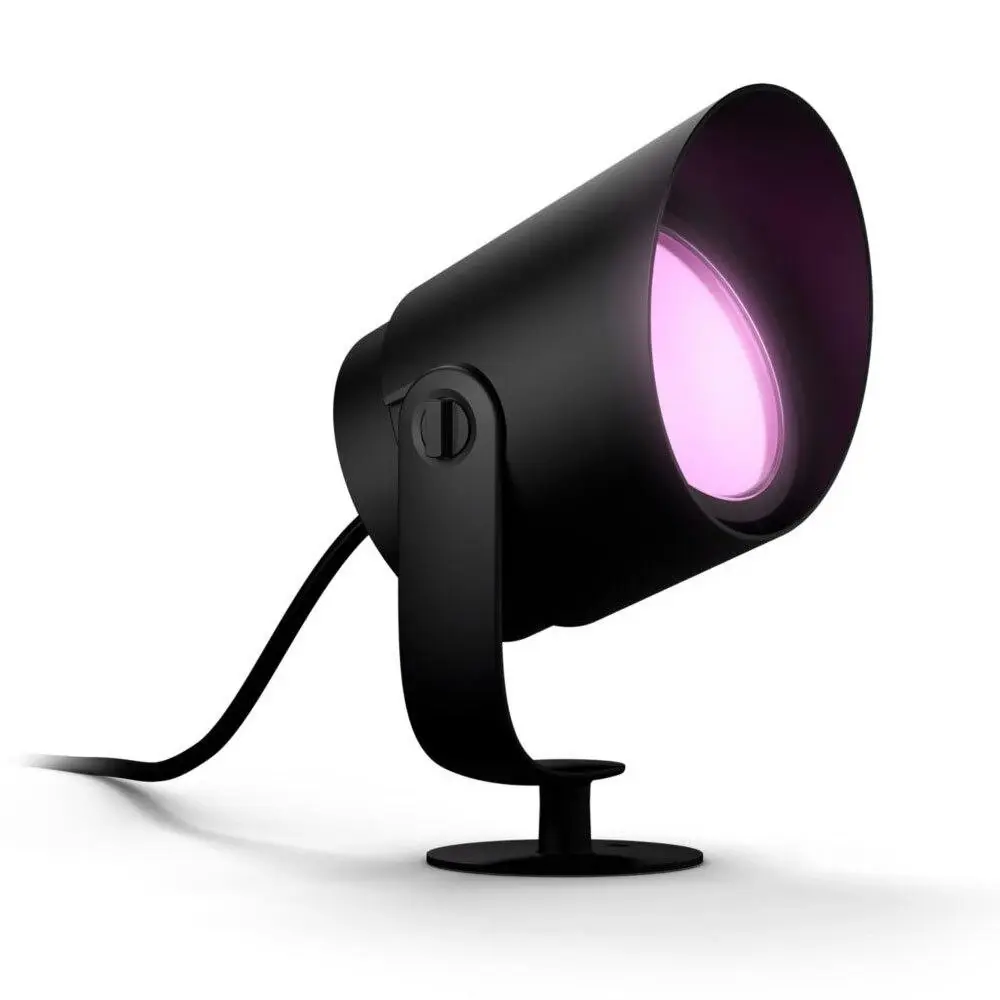 Philips Hue Lily XL Outdoor 19cm Spot Light LED Smart 15W Bulb Spotlight Black - Home & Garden