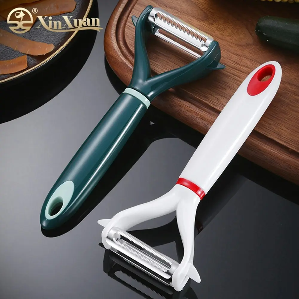 2 Pack Kitchen Multifunctional Peelers Apple Peeler Vegetable Peeler - Home & Garden