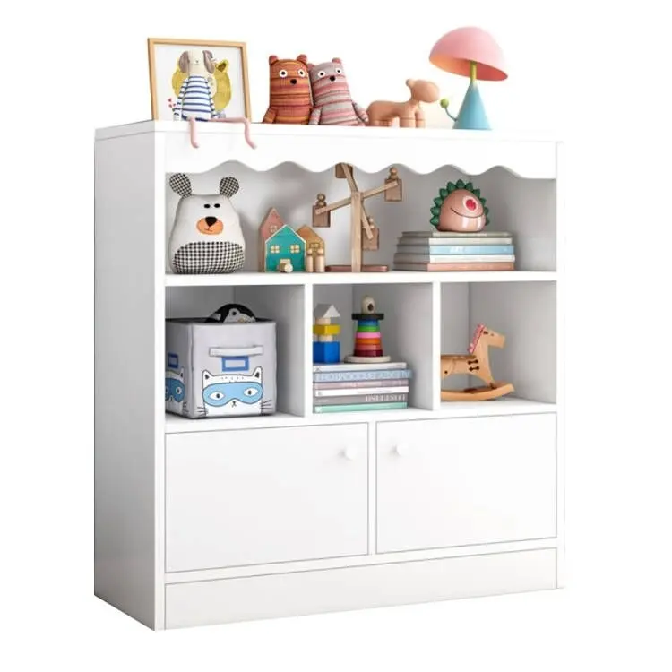 Foret Bookshelf Kids Bookcase Display Rack Organiser Children Cabinet Shelves White - Up to 70% Off Kids & Baby Furniture