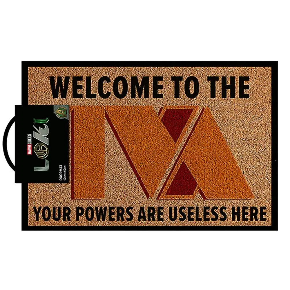 Marvel MCU Marvel TV: Loki Themed Outdoor Front Door Entrance Doormat - Home & Garden