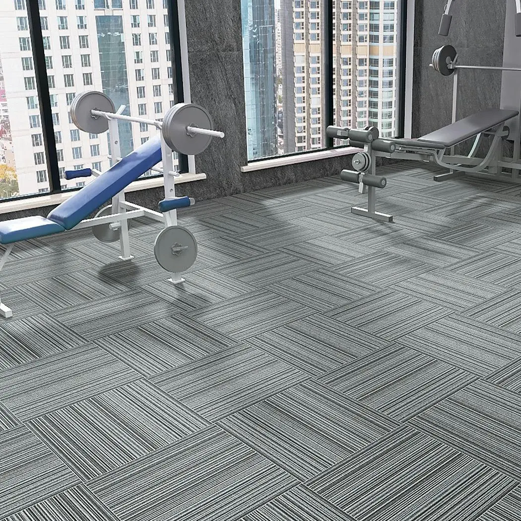 Marlow 20 Pcs Carpet Tiles 50x50cm Each Heavy Duty Commercial Office Flooring - Home & Garden