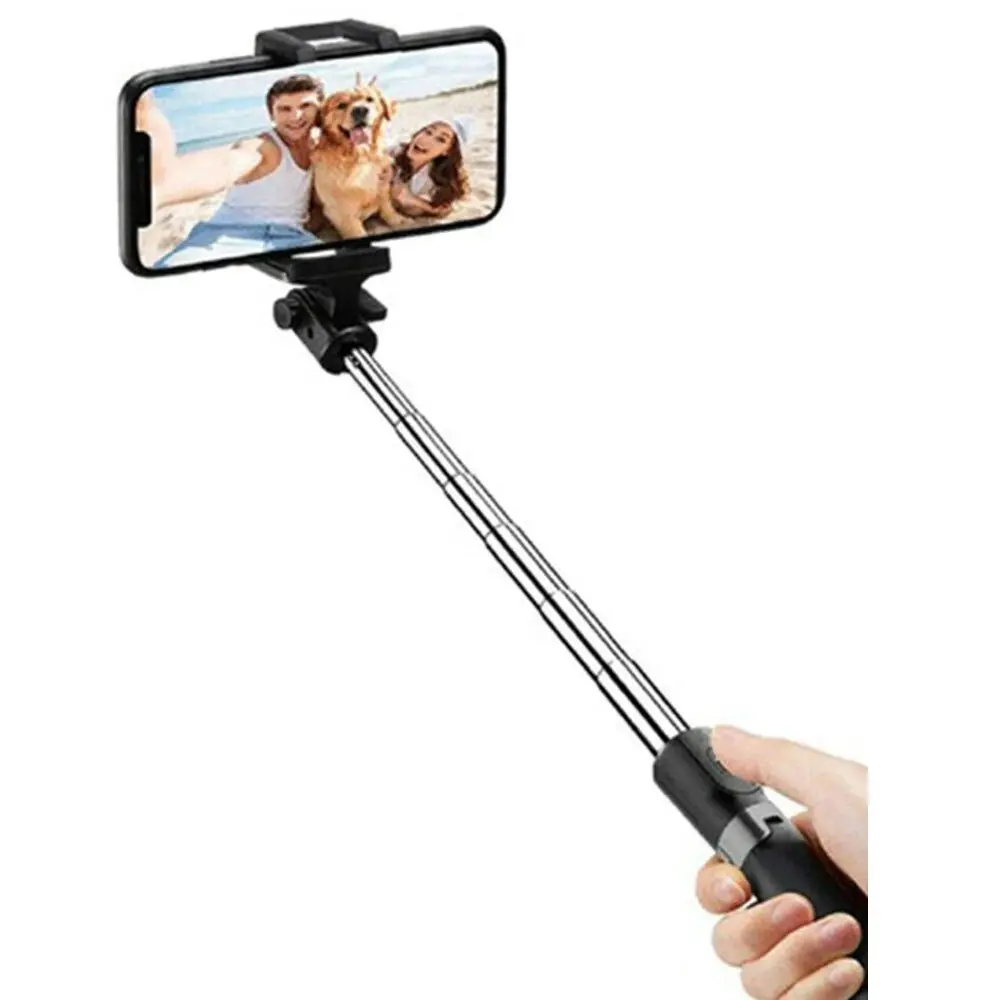 Sansai Portable Pocket Wireless Bluetooth Selfie Stick/Tripod w/ Remote Control - Electronics