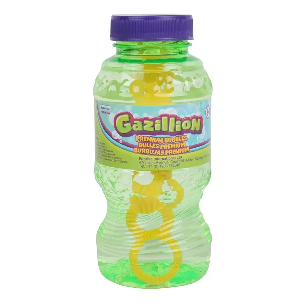 Gazillion 230ml Liquid Bubbles Solution Kids/Children Outdoor Fun Play Toy 3+ - Toys & Games