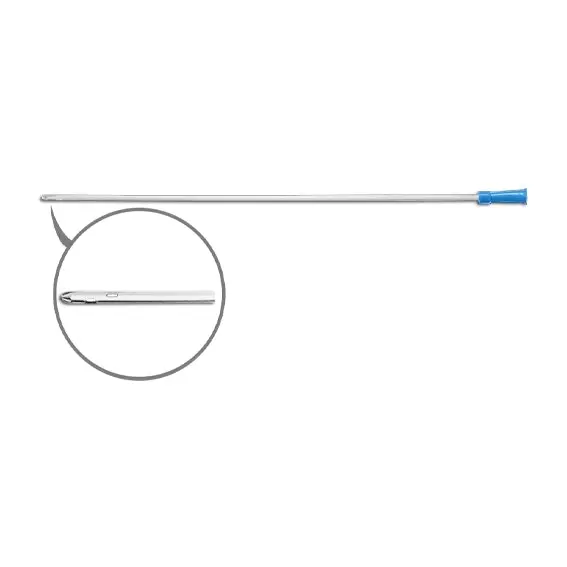 Livingstone Male Nelaton Catheter 8FG Blue 38cm Length Sterile 100 Bag - Commercial