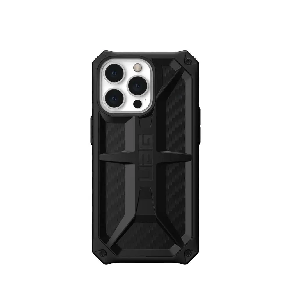 Urban Armour Gear Monarch Phone Case Cover For Apple iPhone 13 Pro Carbon Fiber - Electronics