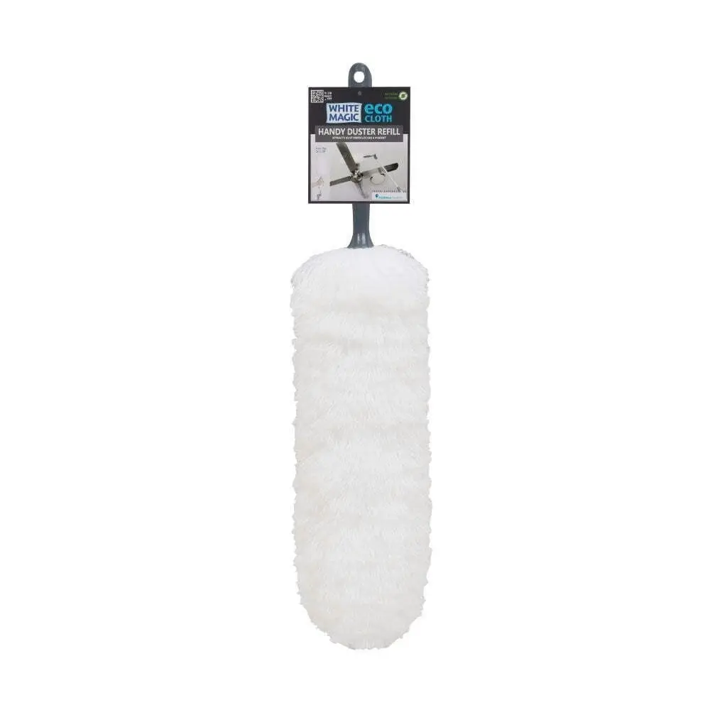 White Magic 50cm Handy Duster Refill Replacement Head Sweeping Cleaner White - Home & Garden
