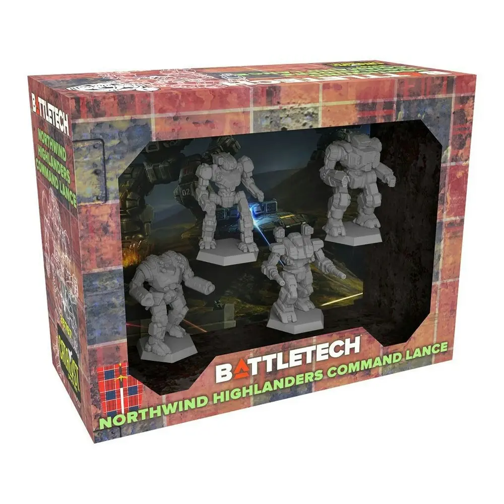 BattleTech Northwind Highlanders Command Lance Kids Play Tabletop Miniature Toy - Toys & Games
