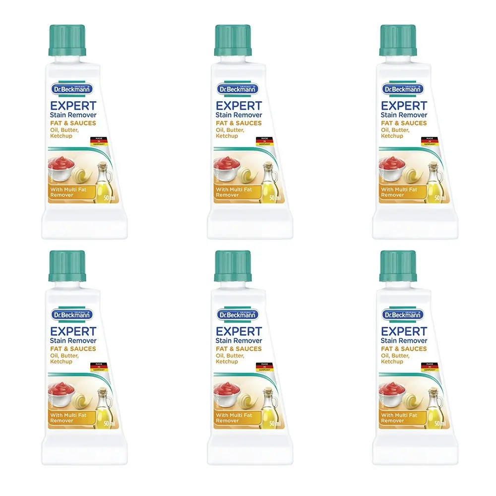 6x Dr Beckmann Stain Devils Fats & Sauces Cooking Oil/Stain Remover Dish Cleaner - Home & Garden