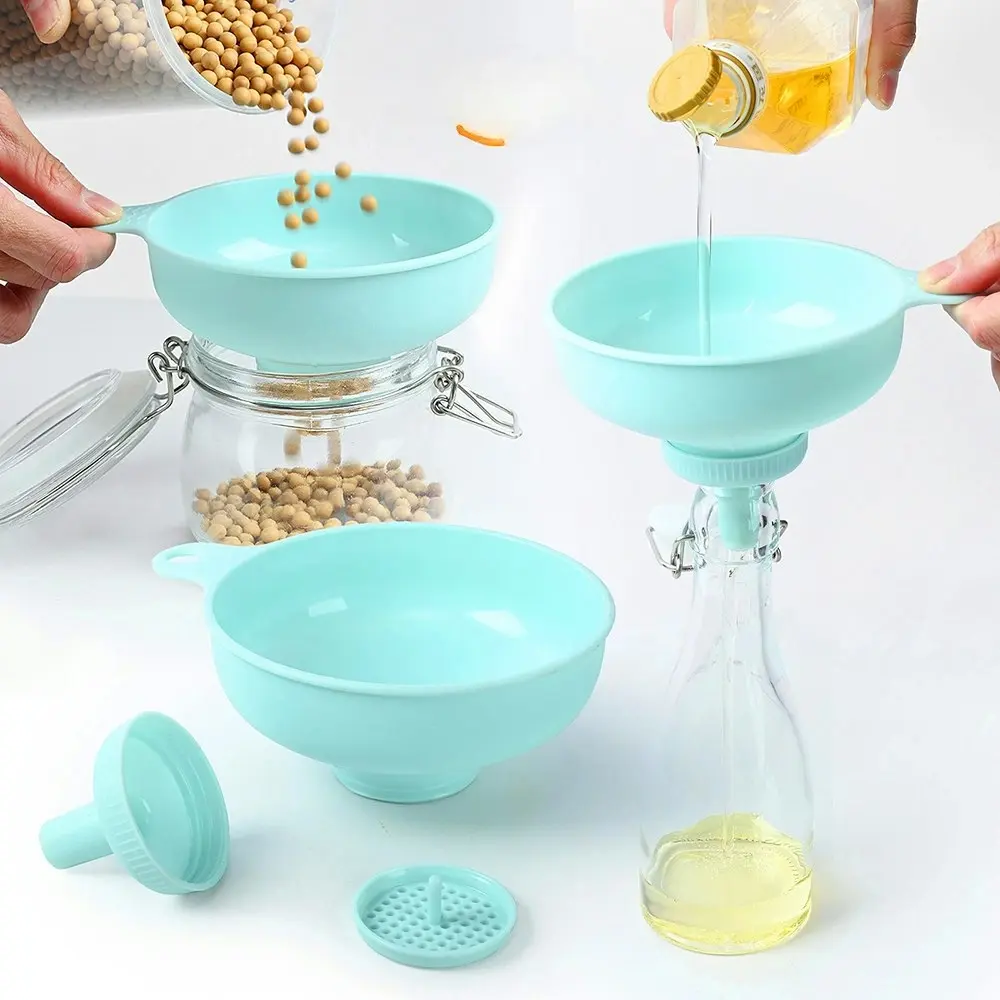 2pack Wide Mouth Kitchen Funnels Wide Mouth Versatile Funnel Canning Funnel - Home & Garden