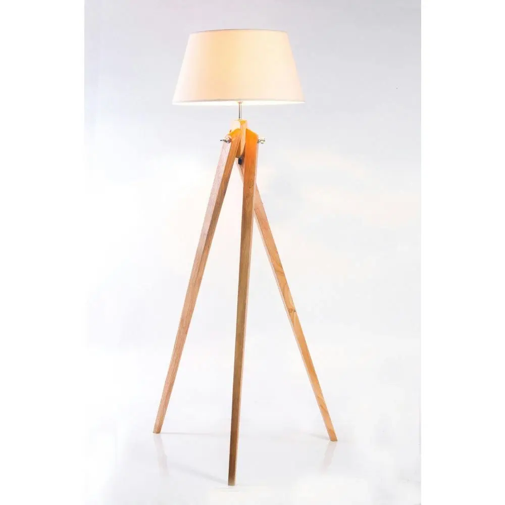 New Oriental Rosalyn Classic Tripod Floor Lamp - Natural