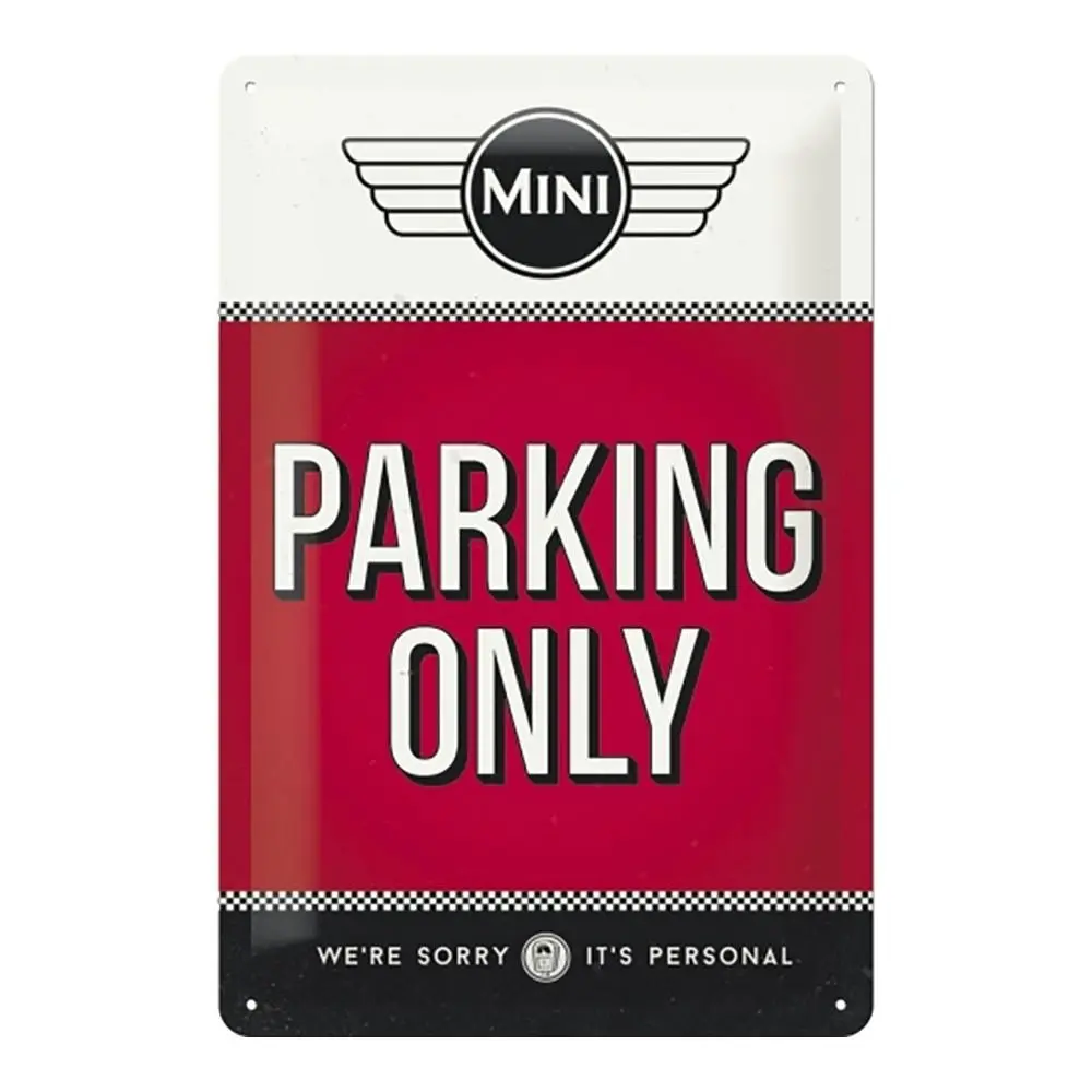 Nostalgic Art Medium Metal Sign Mini Parking Only Home/Office Décor 20x30cm - Home & Garden