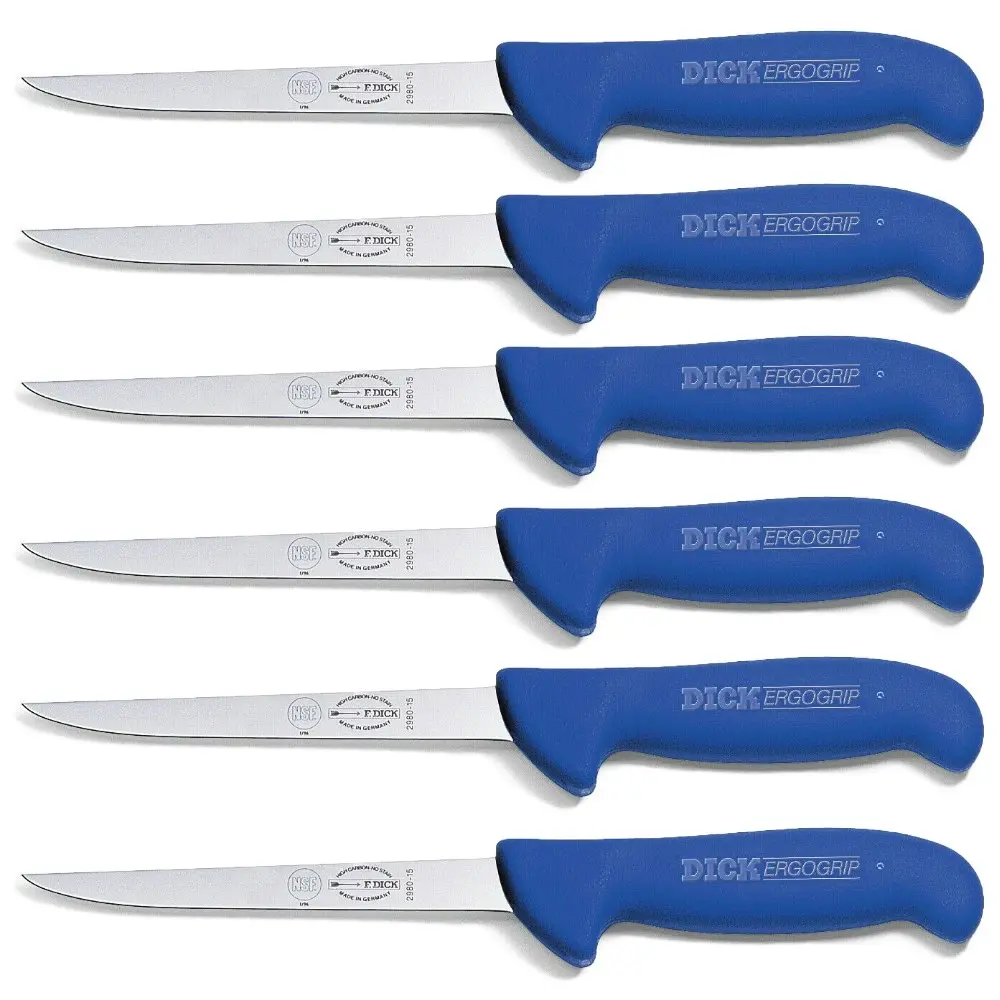 F DICK Ergogrip 6" / 15cm Flexible Boning Knife 8298015 | Set of 6 - Home & Garden