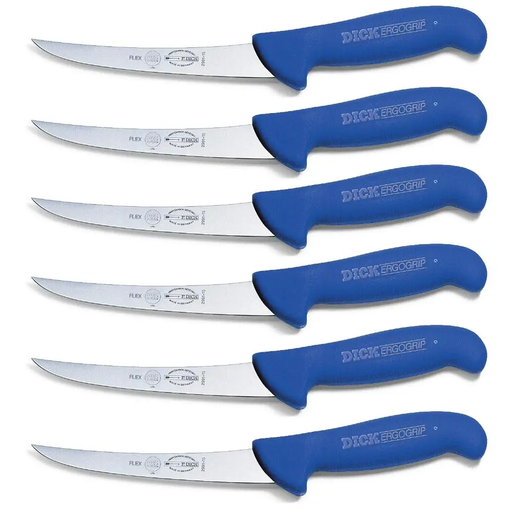 F DICK Ergogrip 6" / 15cm Curved Flexible Boning Knife 8298115 | Set of 6 - Kitchenware - Save up to 70%