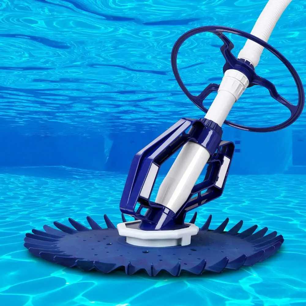 Alfordson Pool Cleaner Automatic Vacuum Floor Climb Wall Swimming Pool Hose 10M Blue - Furniture