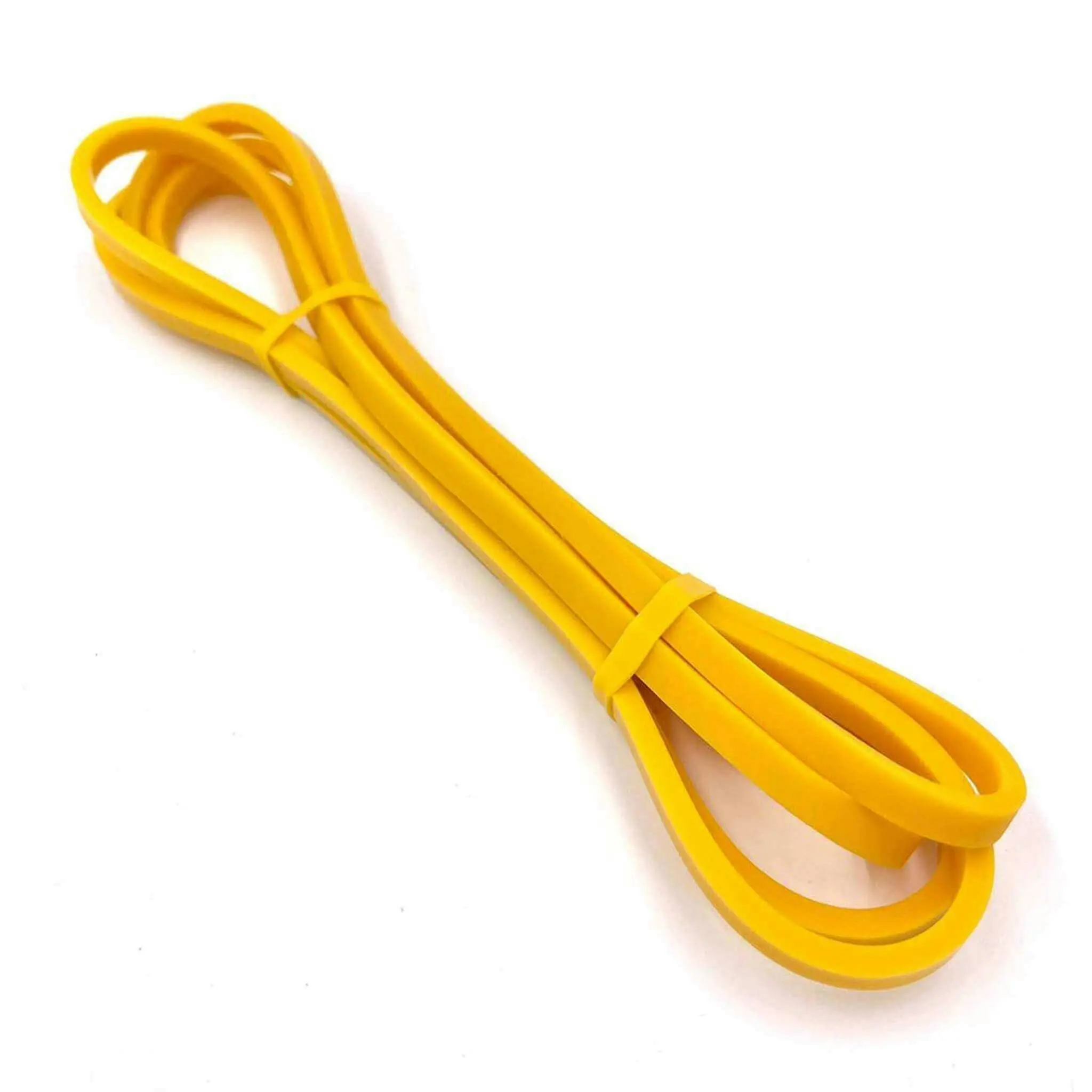 YELLOW 6.4mm Latex Resistance Power Bands FEATHER - Sports & Outdoor
