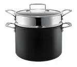Pyrolux Ignite 24cm / 7.2l Stock Pot with Glass Lid & Stainless Steel Strainer - Kitchenware - Save up to 70%