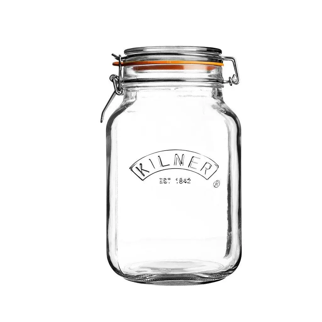 Kilner Square Clip Top Jar 1.5 Litre - Home & Garden