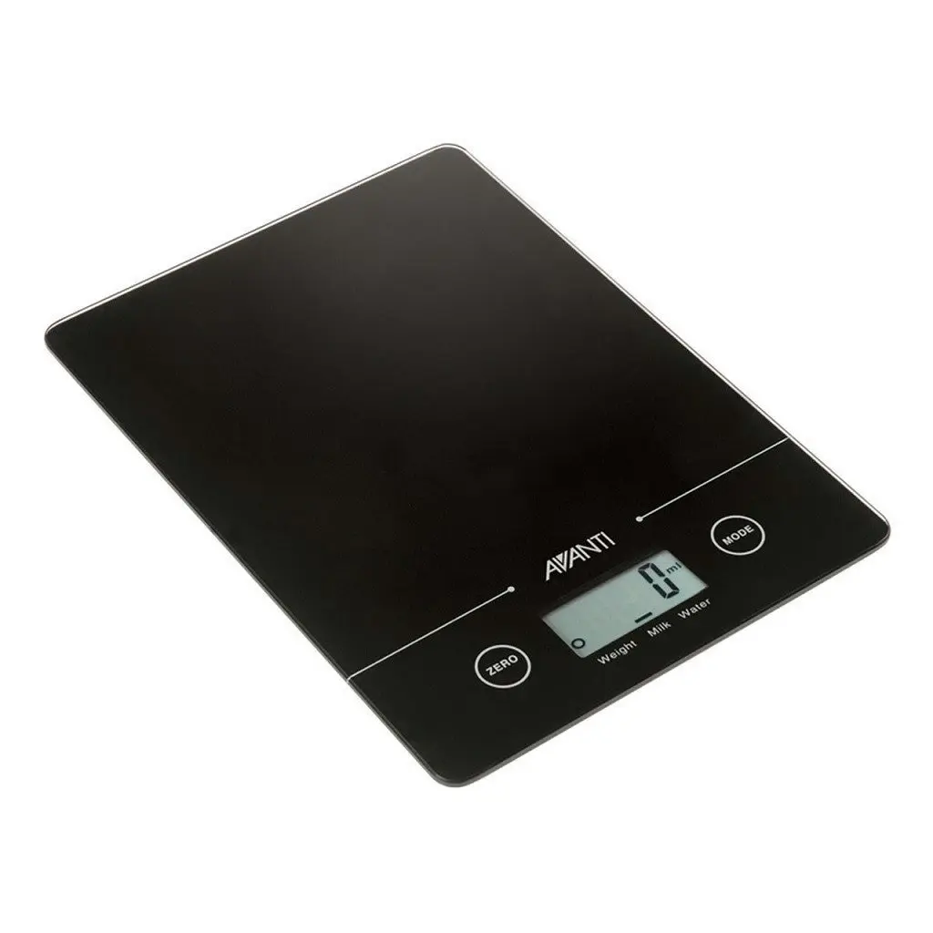 Avanti Compact Kitchen Scale Black - Home & Garden